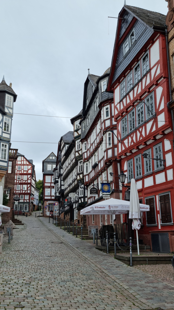 Historische Fachwerkhäuser in der Marburger Oberstadt